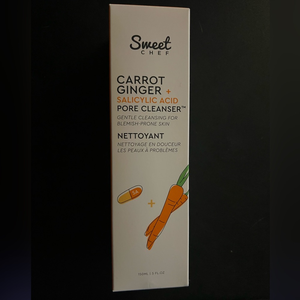BNIB Sweet Chef Carrot Ginger + Salicylic Acid Pore Cleanser